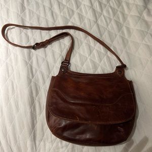 Frye Melissa Saddle Cognac